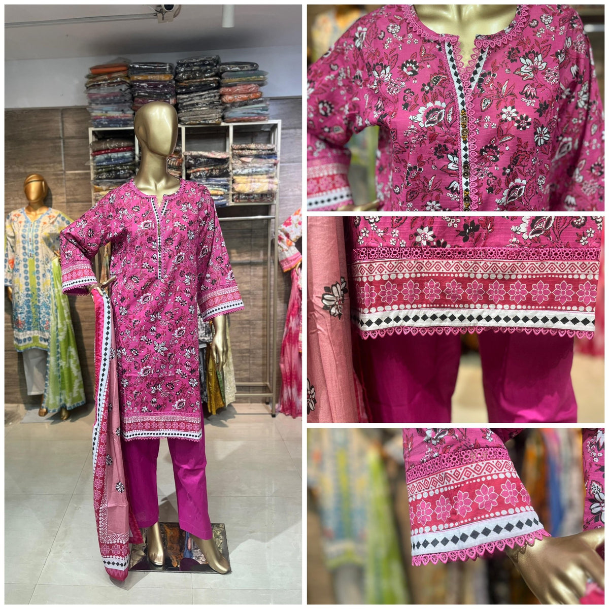 LAWN PRINTED 3 PIECE