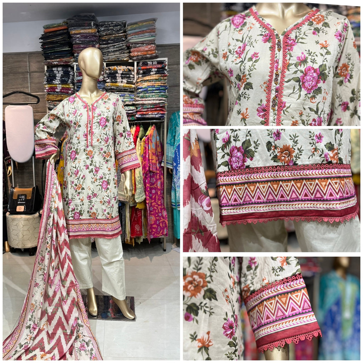 LAWN PRINTED 3 PIECE