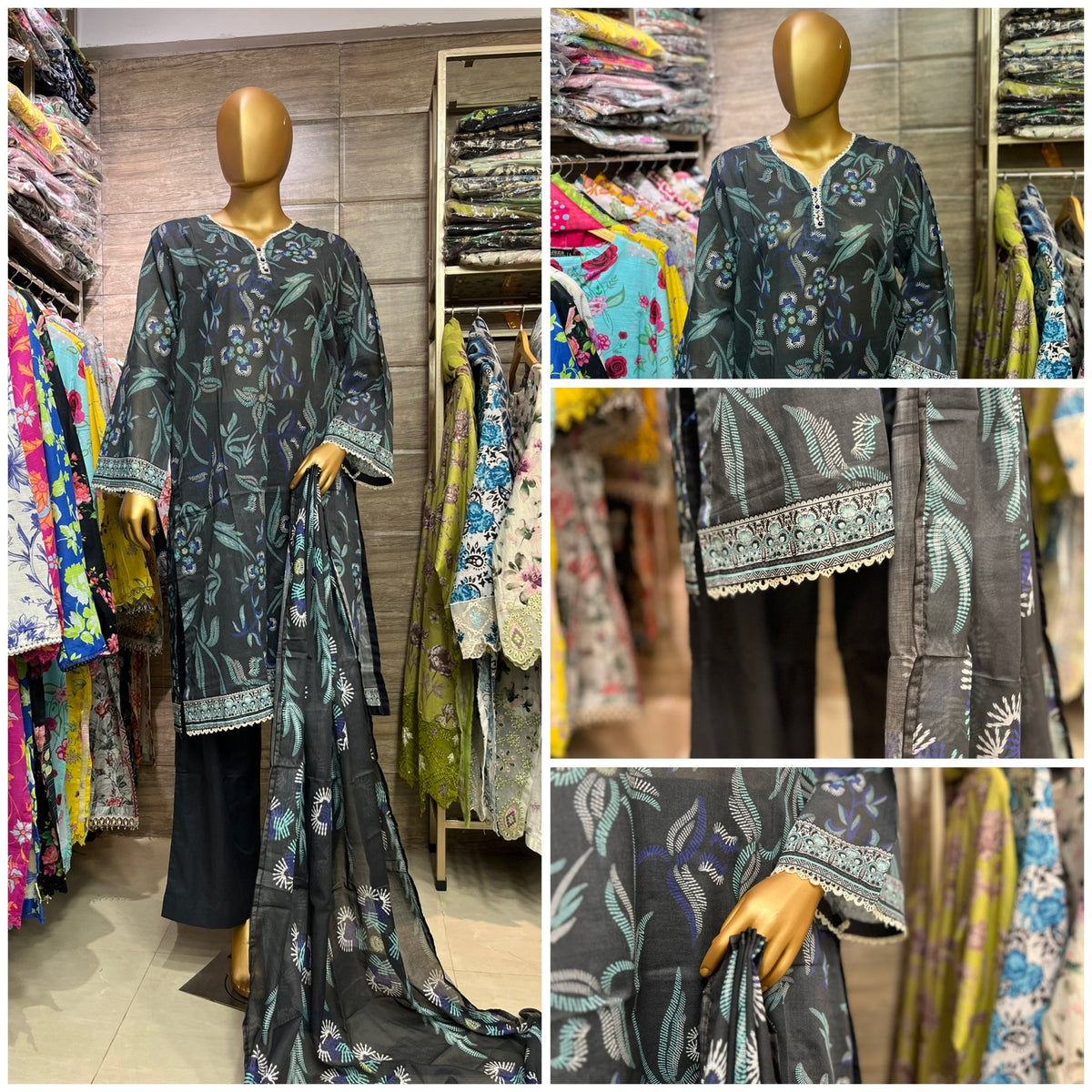LAWN PRINTED 3 PIECE