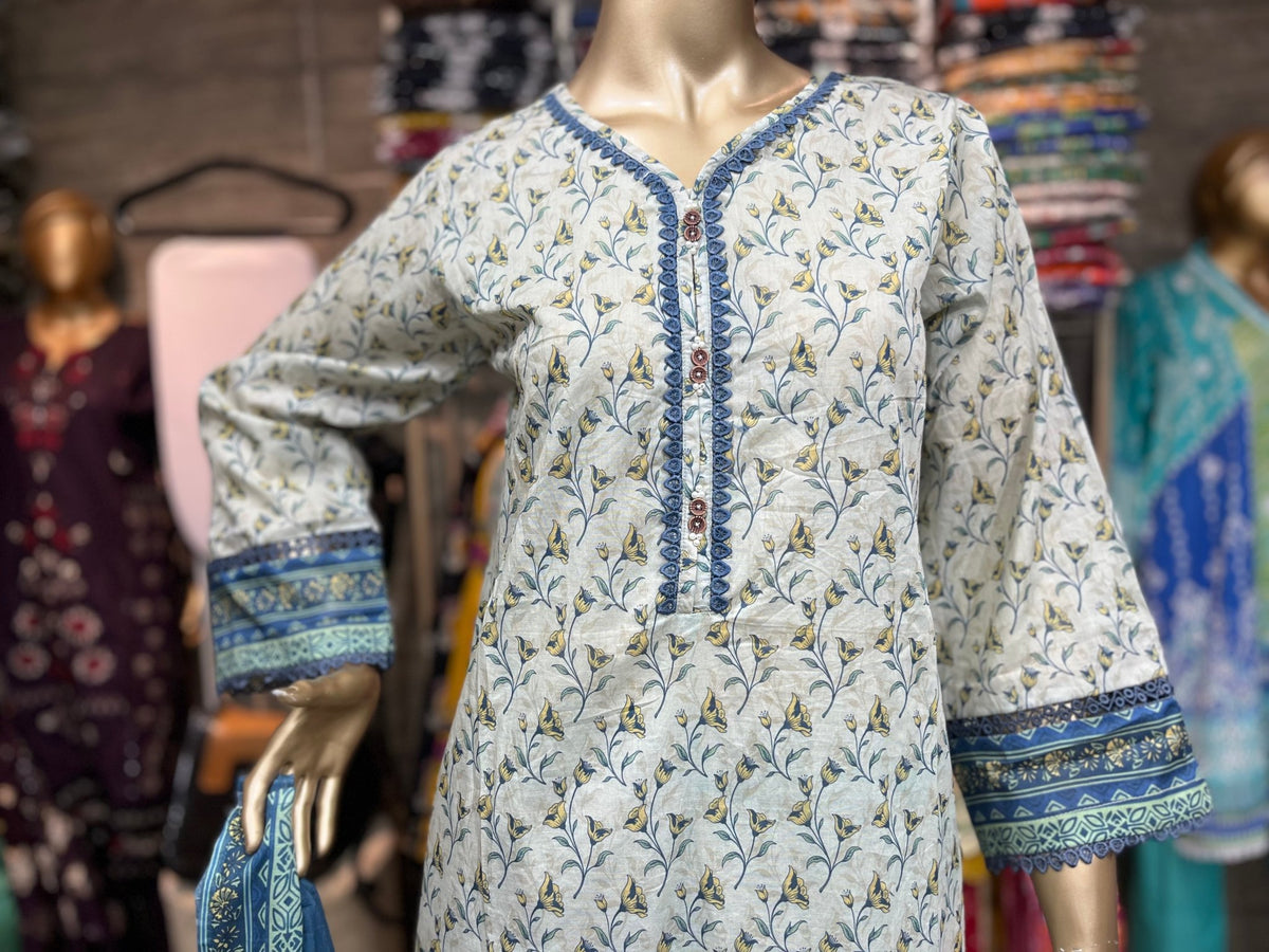 LAWN PRINTED 3 PIECE