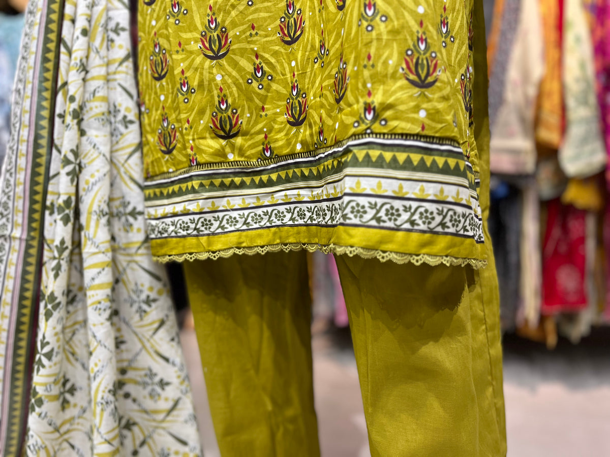 LAWN PRINTED 3 PIECE