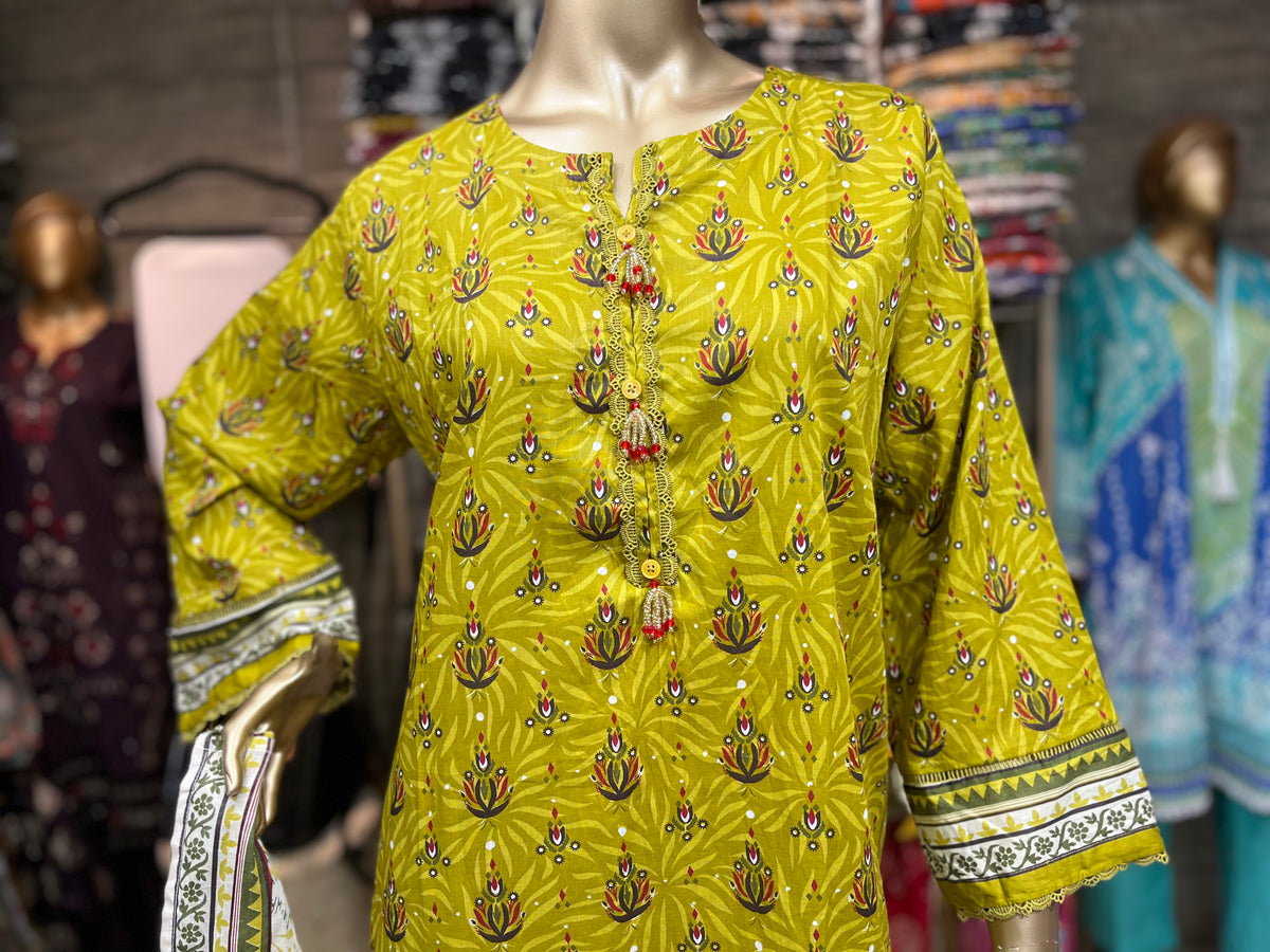 LAWN PRINTED 3 PIECE