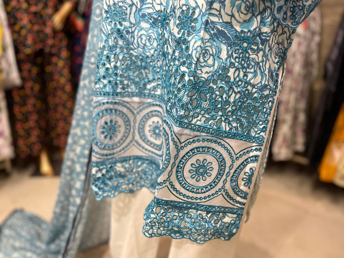 THREE PIECE LAWN EMBROIDERED