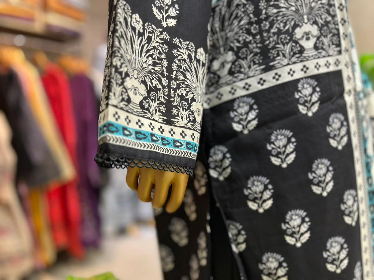 LAWN PRINTED 3 PIECE