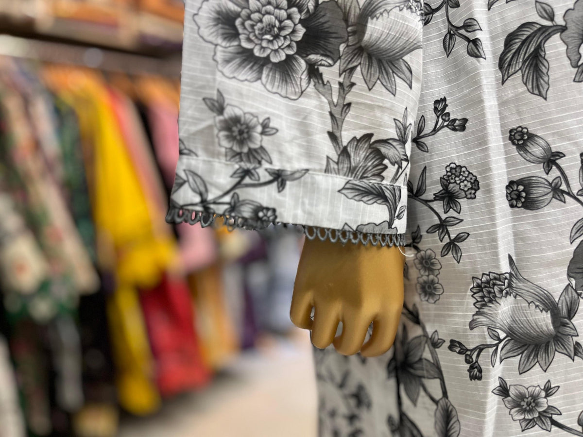 PRINTED DORIA LAWN 3 PIECE